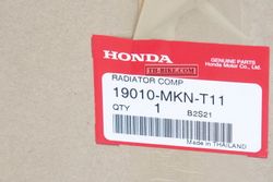 19010-MKN-T11. RADIATOR COMP. (T.RAD). Radiator for Honda CBR650R 2019-2022