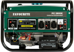 Генератор бензиновый FAVOURITE PG 2800E 2,8 кВт, 7 л.с. электростарт (PG 2800E)
