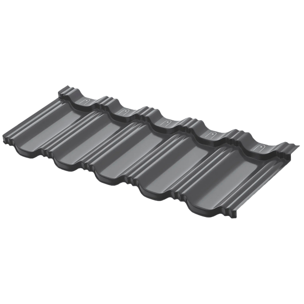 Модульная металлическая черепица AQUASYSTEM ГЁТЕБОРГ, покрытие Rooftop Шелк