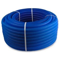 Труба РТП ПНД гофрированная 25 синяя (вн.диаметр 21 мм, 50м)