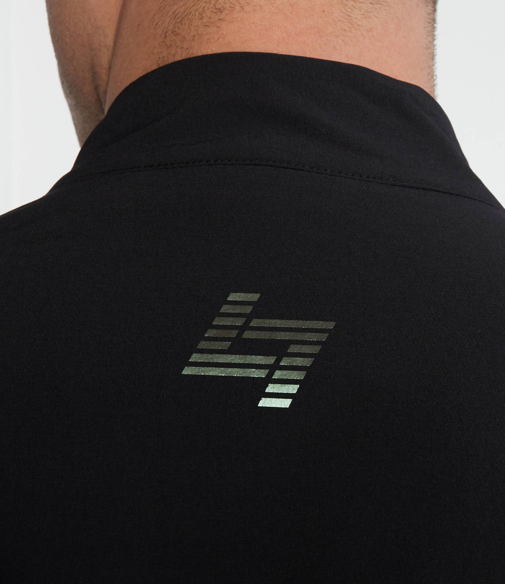 Худи EA7 - черный(3DPM31 PNFWZ)