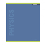 Тетрадь предметная "Физика" А5 48л., клетка, со справочным материалом, скрепка, мелованный картон (стандарт), блок офсет, Alingar "Классика"