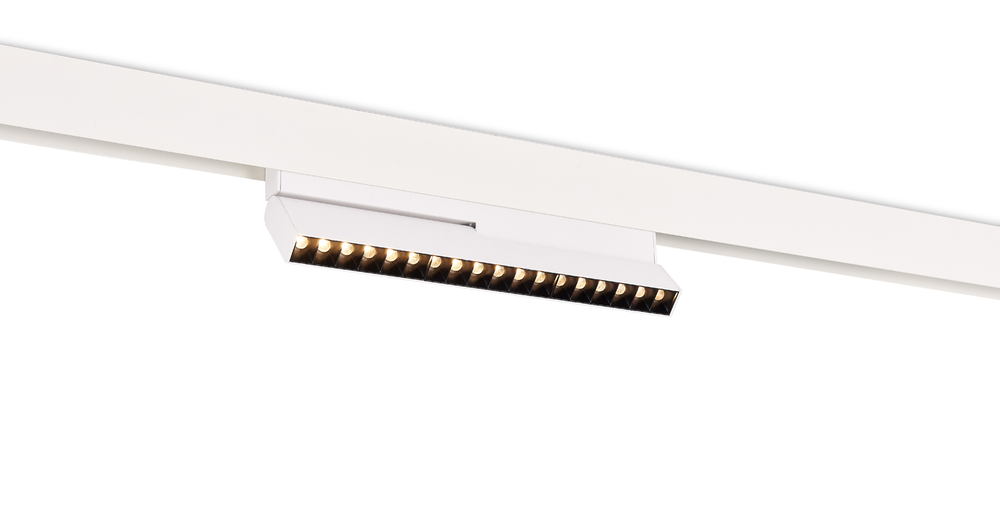 Светодиодный светильник Eye turn для SPACE Track system 18Вт, L292мм, 1237Лм, 30°, 3000К-6000K, управление Tuya Bluetooth, Ra >90, белый