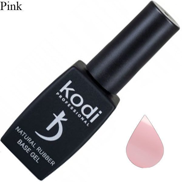 KODI, Natural Rubber Base, Pink, Камуфлирующая каучуковая база, 12 мл