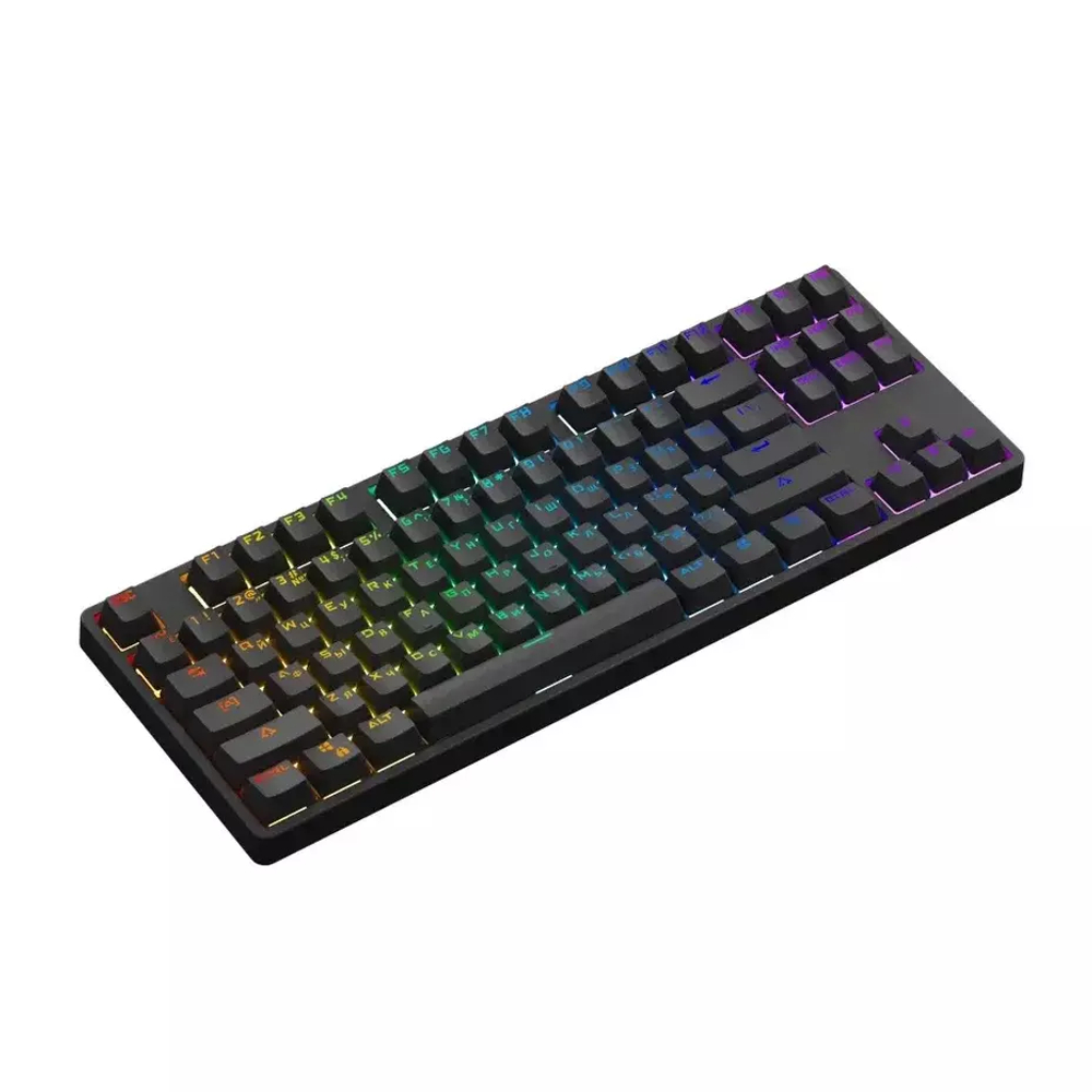 AKKO 5087S Black Shine-through keyboard with USB Cable RGB V3 Pro Cream Yellow switches
