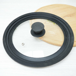 Крышка 22-24-26см универсальная с силиконовым ободком 35523