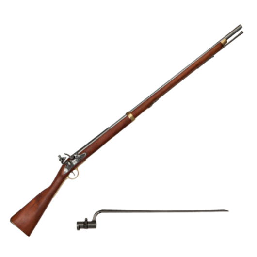 Макет английского кремневого ружья мушкетона Браун Бесс (Brown Bess)