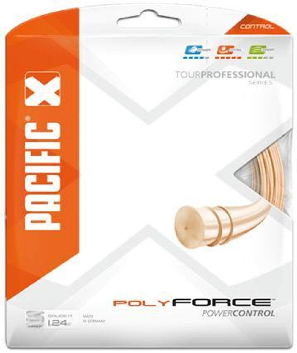 Теннисные струны Pacific Poly Force (12.2 m) - Золотой