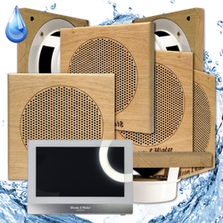 Комплект домашней акустической системы с караоке-усилителем Steam & Water SOUND SAUNA S7