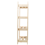 Стеллаж напольный деревянный Альберт 116 см для игрушек, книг, деревянный на балкон, для рассады