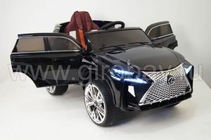 Детский электромобиль River Toys LEXUS E111KX черный