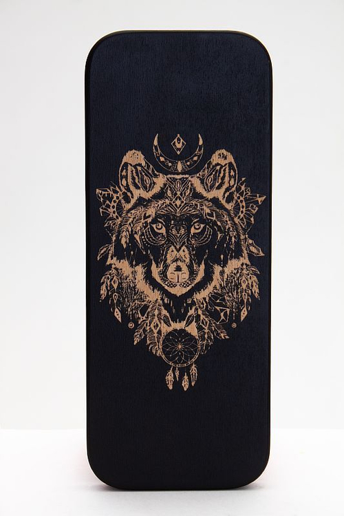 Доска садху Волк медные гвозди