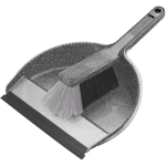 Комплект щетка-сметка Grenada с совком с кромкой (гранит светло-серый)