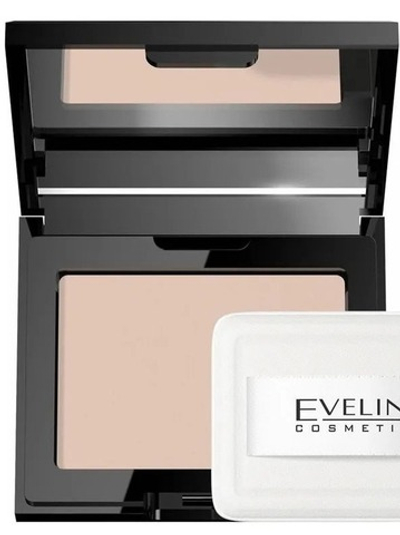 "Eveline" Бархатистая компактная пудра с зеркалом №13/Natural
