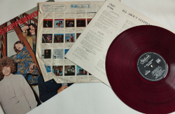 Винтажная виниловая пластинка LP All About Steppenwolf (Japan 1968) (No Obi) (Red Wax Vinyl)