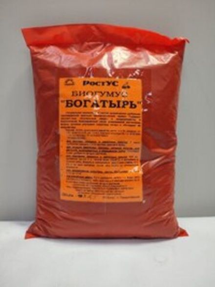 Удобрение биогумус Богатырь 2,5 л