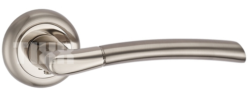 Ручка круг Тикс Аллегро, цвет никель матовый/никель блестящий (гарантия - 12 месяцев)