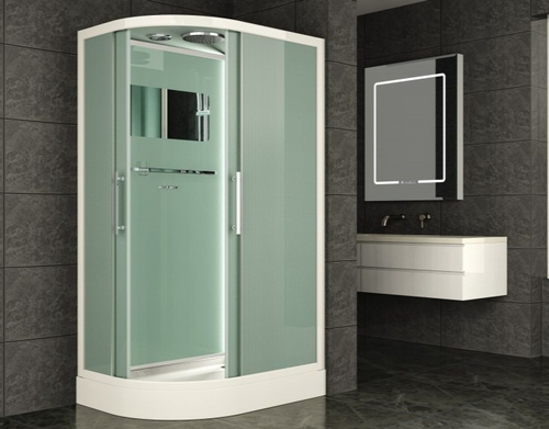 Душевая кабина Esbano (Эсбано) ES-L115CR R, с низким поддоном, с электрикой и LED освещением, 115х85х210