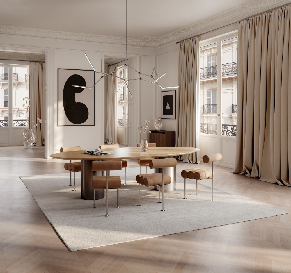 Ваза 101 Copenhagen Katachi Vase, Medio, Clear