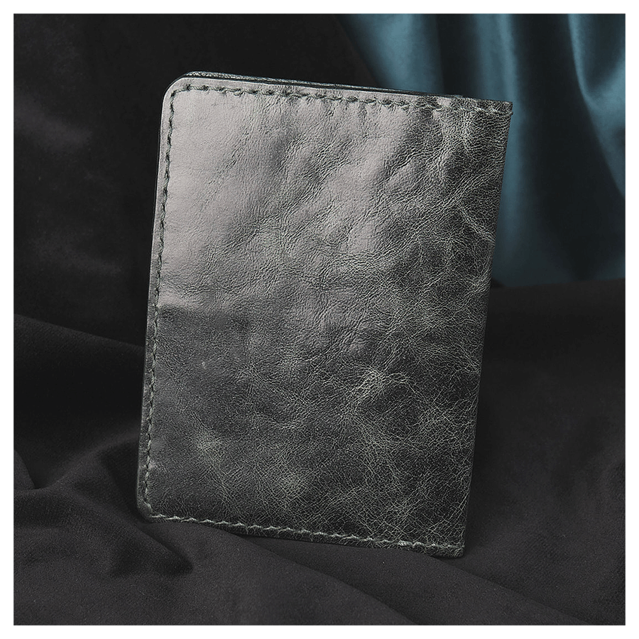 Кожаная обложка на паспорт «Малахитница»