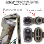 Защитный тубус SurvMed AmpCase MolleTube черный