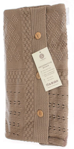 Элитная наволочка декоративная Imperio 7 бежевый от Luxberry детали