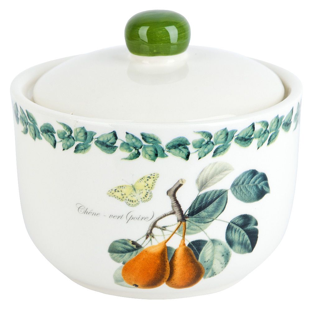 Сахарница " " 11х11х10,5см v=450мл (керамика) (подарочная упаковка)