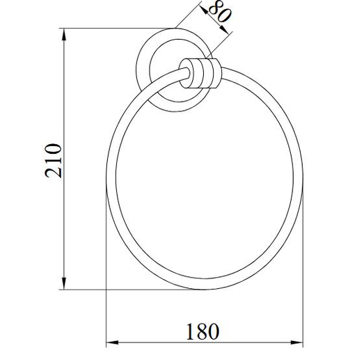 Полотенцедержатель Boheme Hermitage 10324 BRONZE