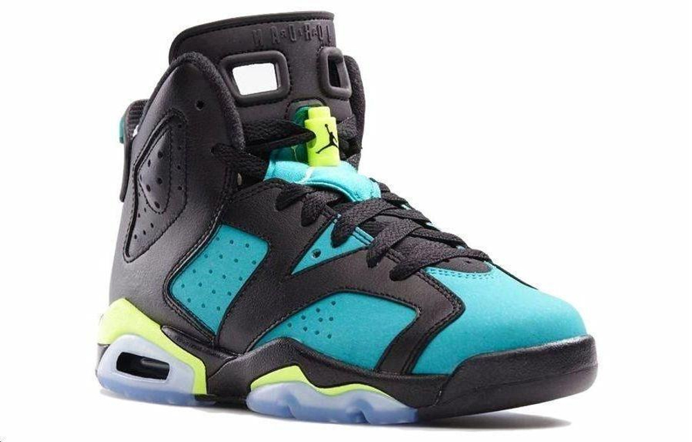 Кроссовки Jordan Air Jordan 6 Retro Turbo Green (Женская размерная сетка)