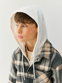 Пальто-рубашка "Графит" 7+