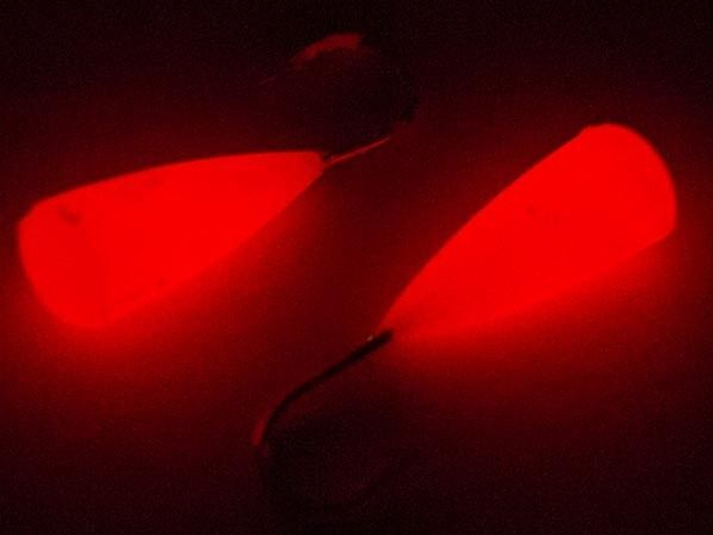 Мормышка Конус свечение Красное + Желтое MOK510RY 10шт/уп