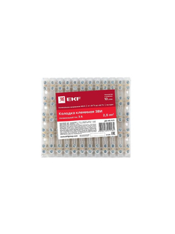 Колодка клеммная 4кв.мм 3А полиэтилен PROxima EKF plc-KK-4-3