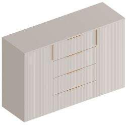 Комод 2-ств с 4 ящиками "Тефия" 1400