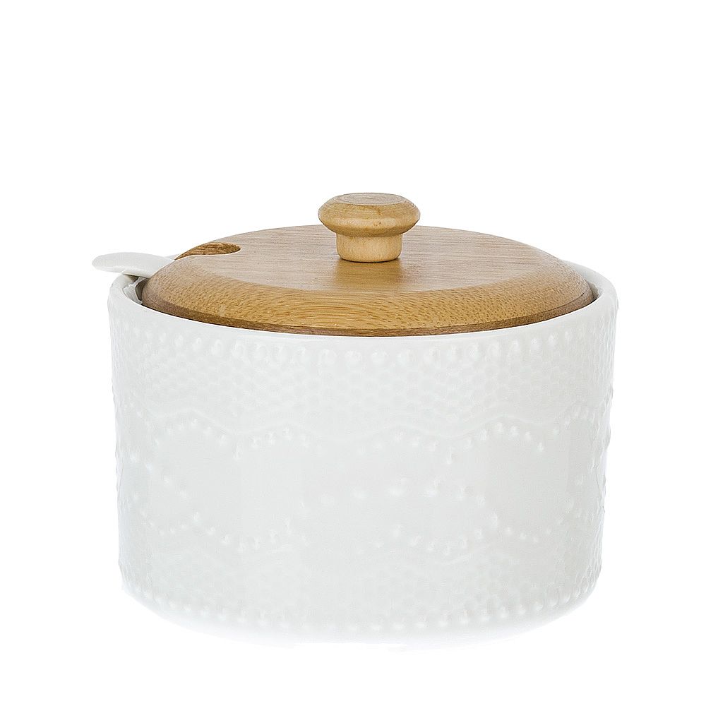 Сахарница " " v 250мл 9,5х9,5х8см (подарочная упаковка)