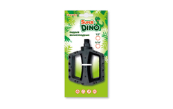 Педали детские TRIX Super Dino пластиковые 100x80мм резьба 916 с шипами черные