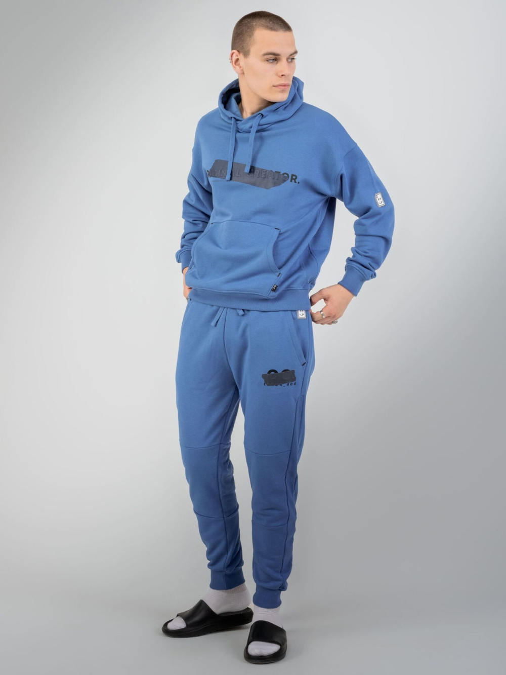 Спортивные штаны мужские ORIGINAL CREATOR, ERROR_404 JOGGERS, Синий