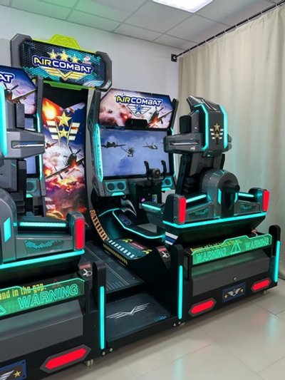 Двойной видео симулятор самолета «Air Combat»