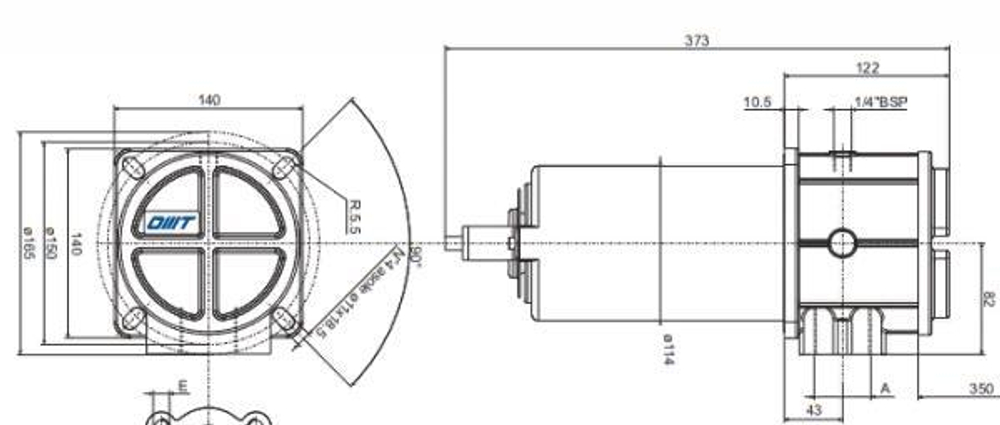 Фильтр сливной FOA150R250NR6 200 л/мин, 250 мкм, 1”BSP