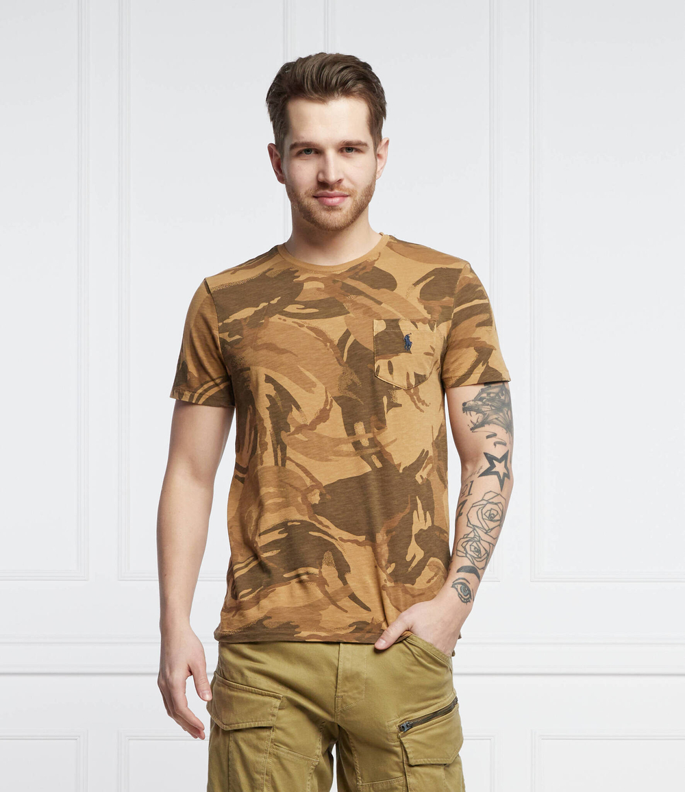 футболка POLO RALPH LAUREN - хаки(710857869)