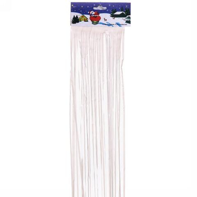 Дождик 1,5м "Классика", Белый (Серпантин)