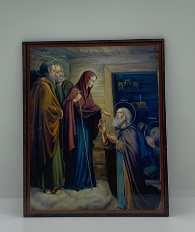 Явление пресвятой богородицы Сергею Радонежского