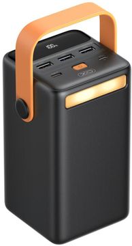 УМБ XO Power Bank 50000mAh PR168 LED Lamp QC&PD3.0 22.5W Black (101715)