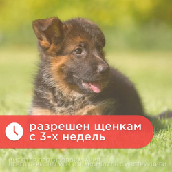 Таблетки от гельминтов Дирофен для кошек и собак 6табл по 200мг