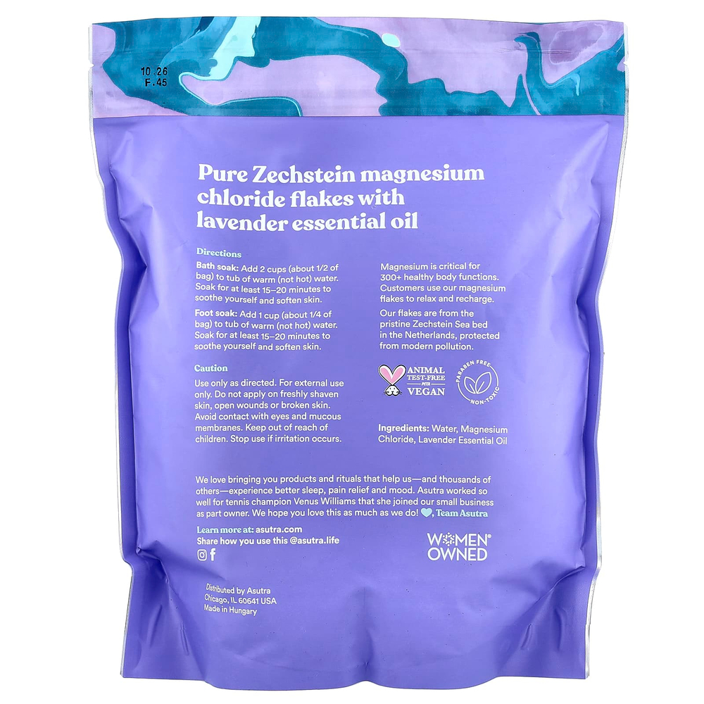 Asutra, хлорид магния в хлопьях, 907 г (32 унции)