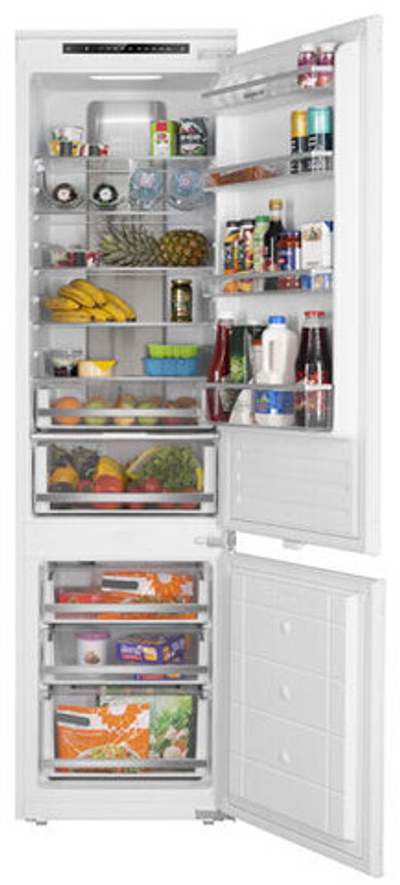 Встраиваемый двухкамерный холодильник Meferi MBR193 TOTAL NO FROST ULTRA