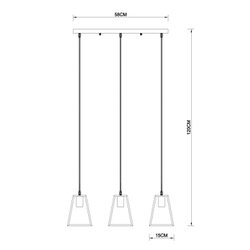 Подвесной светильник Arte Lamp Brussels A8030SP-3BK