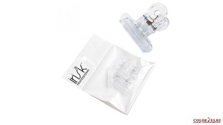 Irisk Зажим прищепка для создания арочных ногтей, пластик, 5шт.