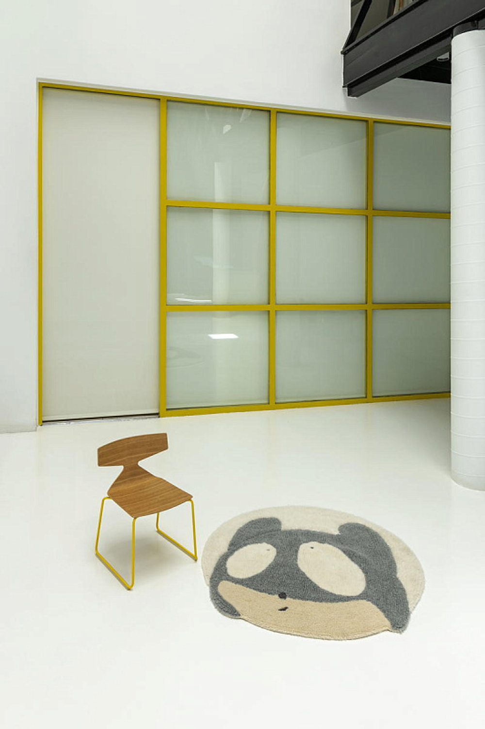 Шерстяной стираемый ковер Lorena Canals Astromouse 100D