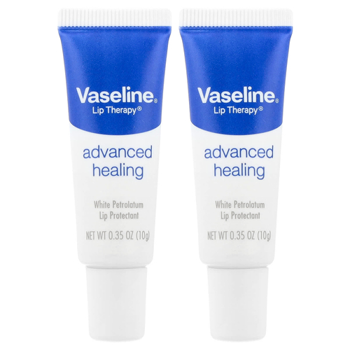 Vaseline, Lip Therapy®, улучшенное заживление, 2 тюбика, 10 г (0,35 унции)