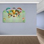 Стенд фигурный Спортивная жизнь с карманами А4 150000689